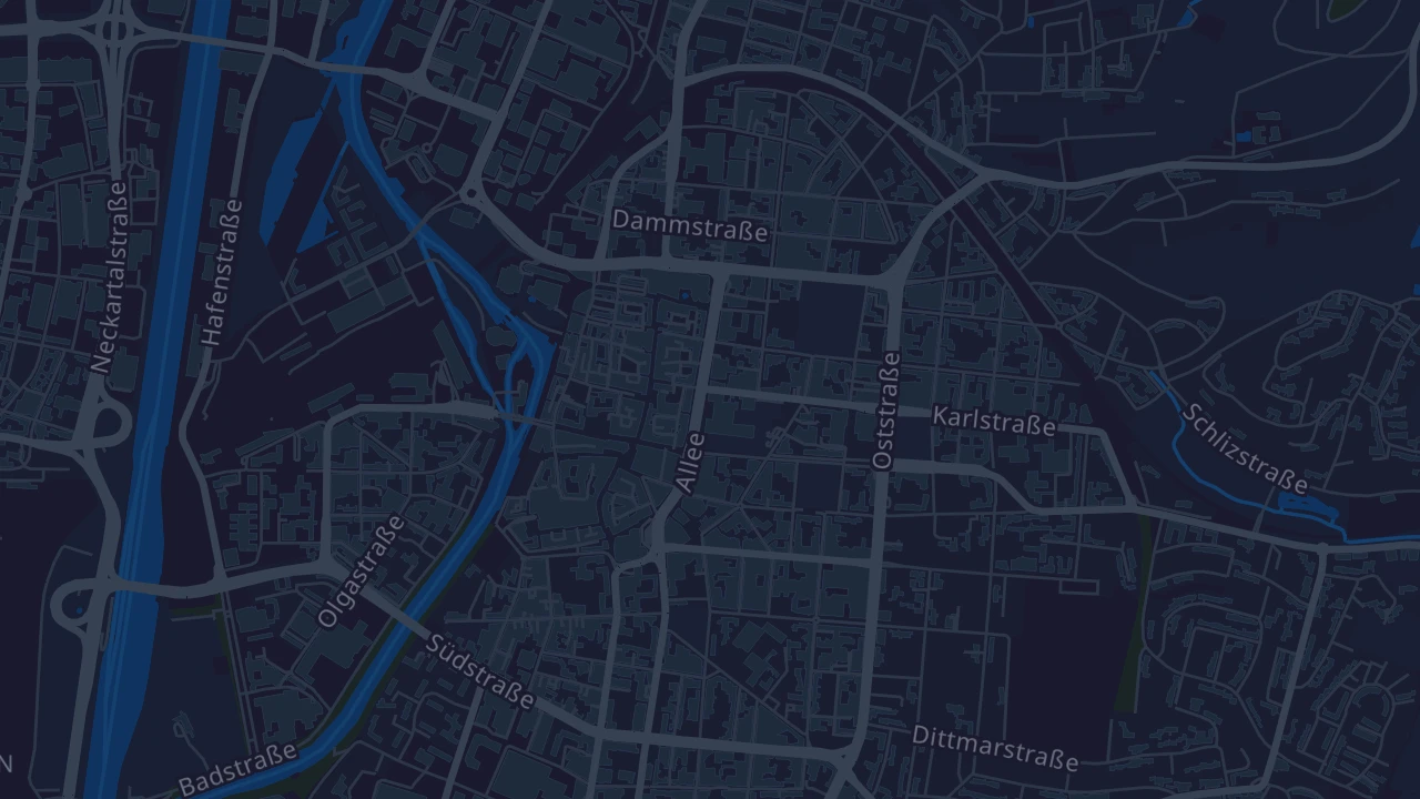 Karte von Heilbronn