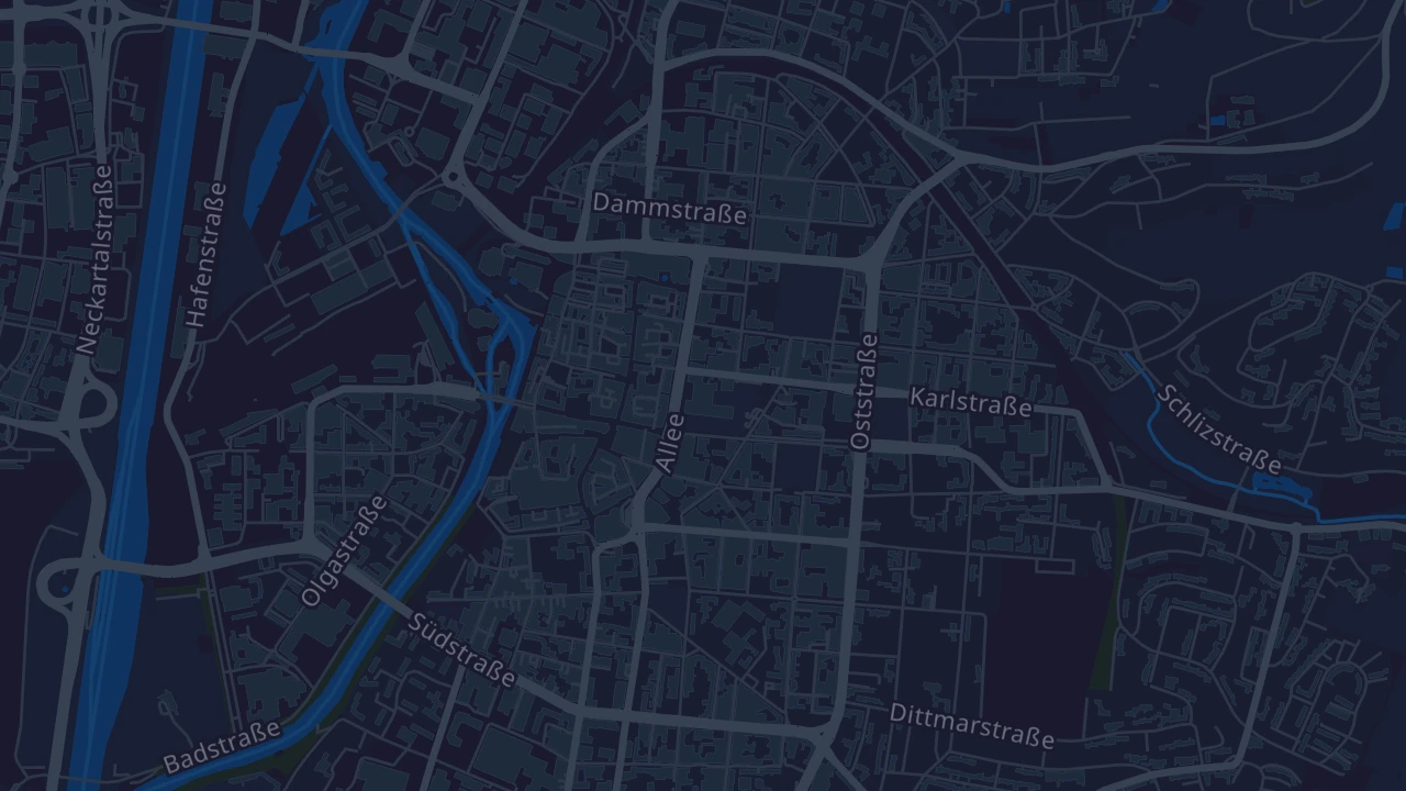 Karte von Heilbronn