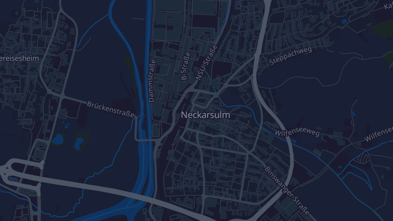 Karte von Neckarsulm
