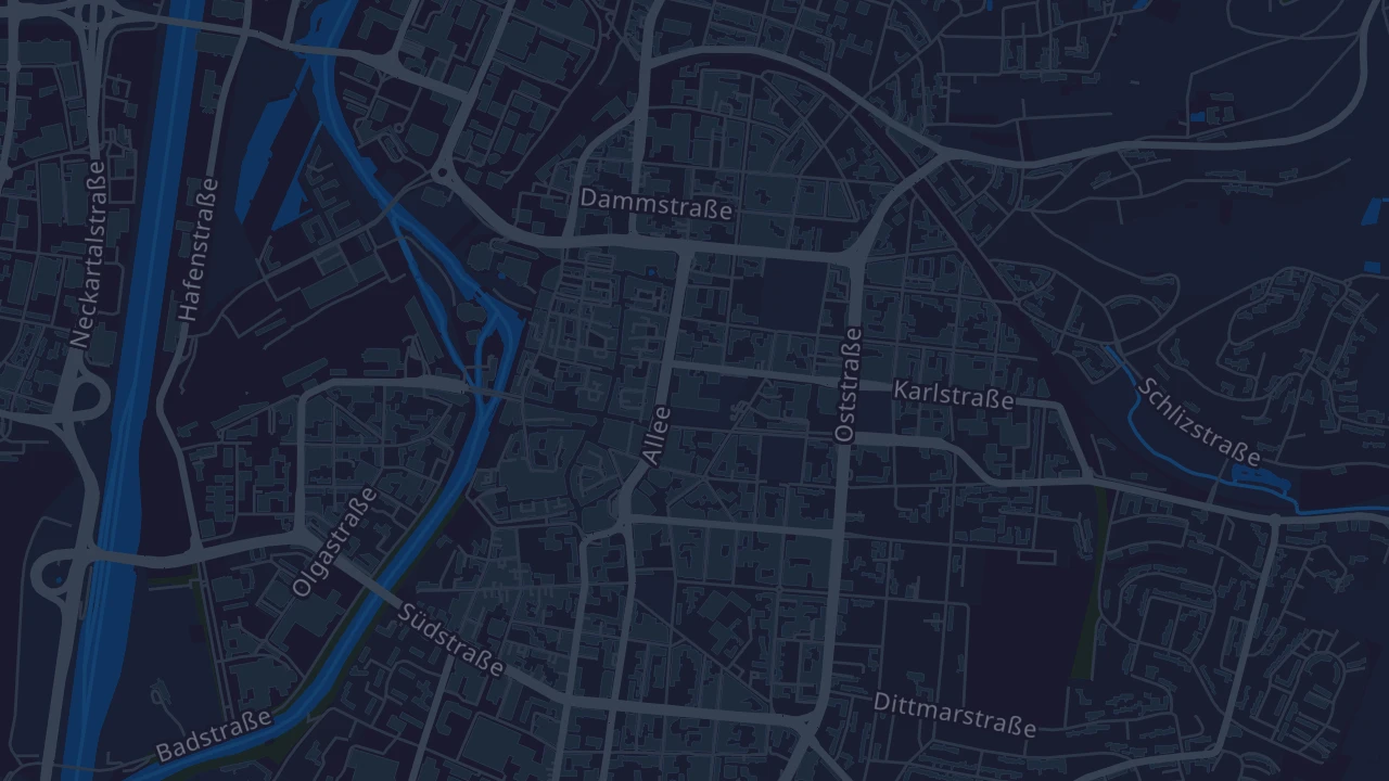 Karte von Heilbronn