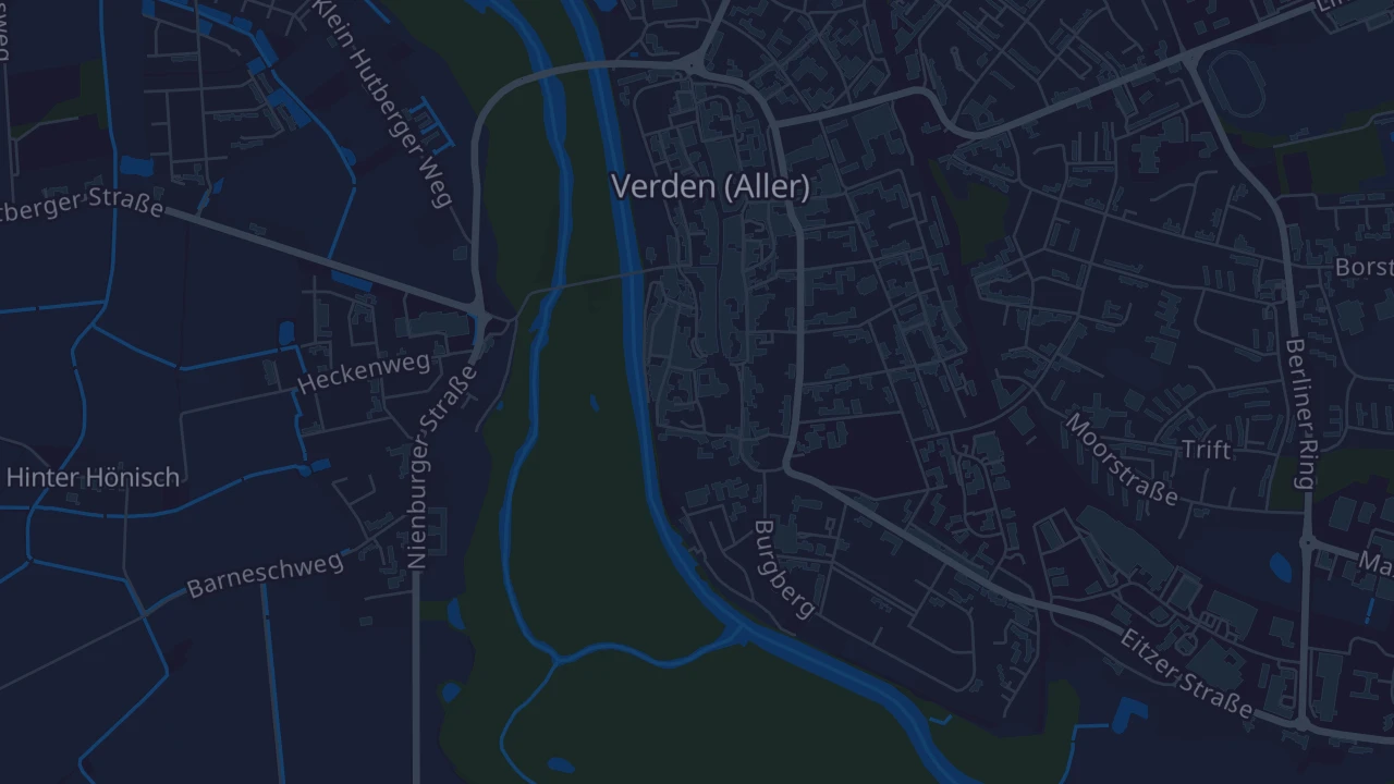 Karte von Verden (Aller)