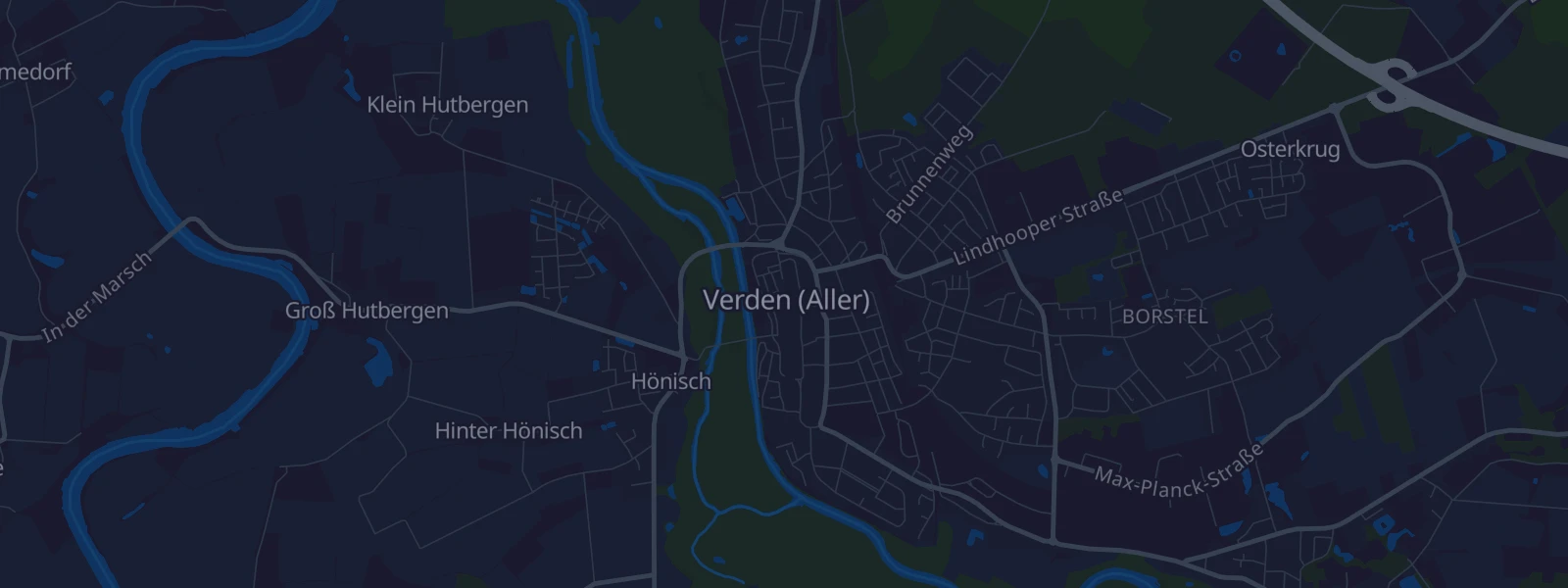 Karte von Verden (Aller)