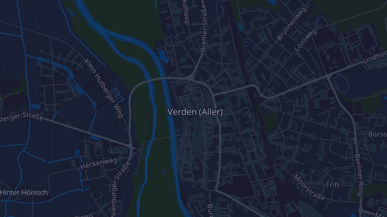 Karte von Verden (Aller)