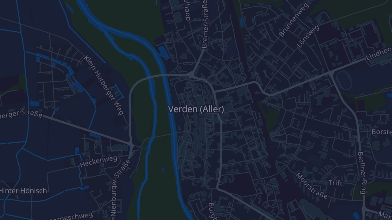 Karte von Verden (Aller)