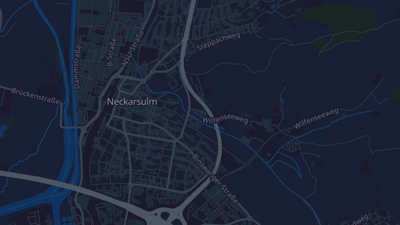 Karte von Neckarsulm