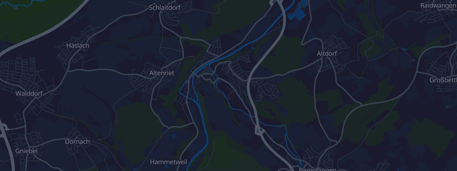 Karte von Neckartenzlingen