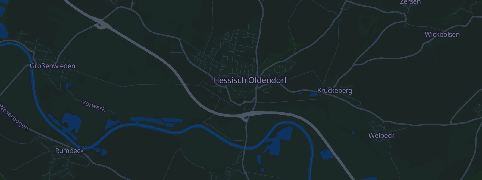 Karte von Hessisch Oldendorf