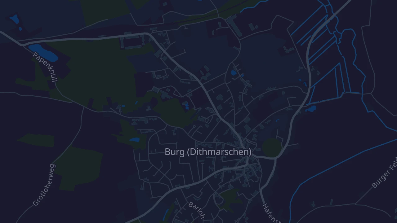 Karte von Burg (Dithmarschen)
