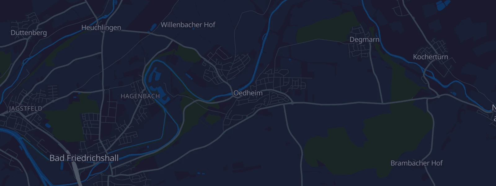 Karte von Oedheim