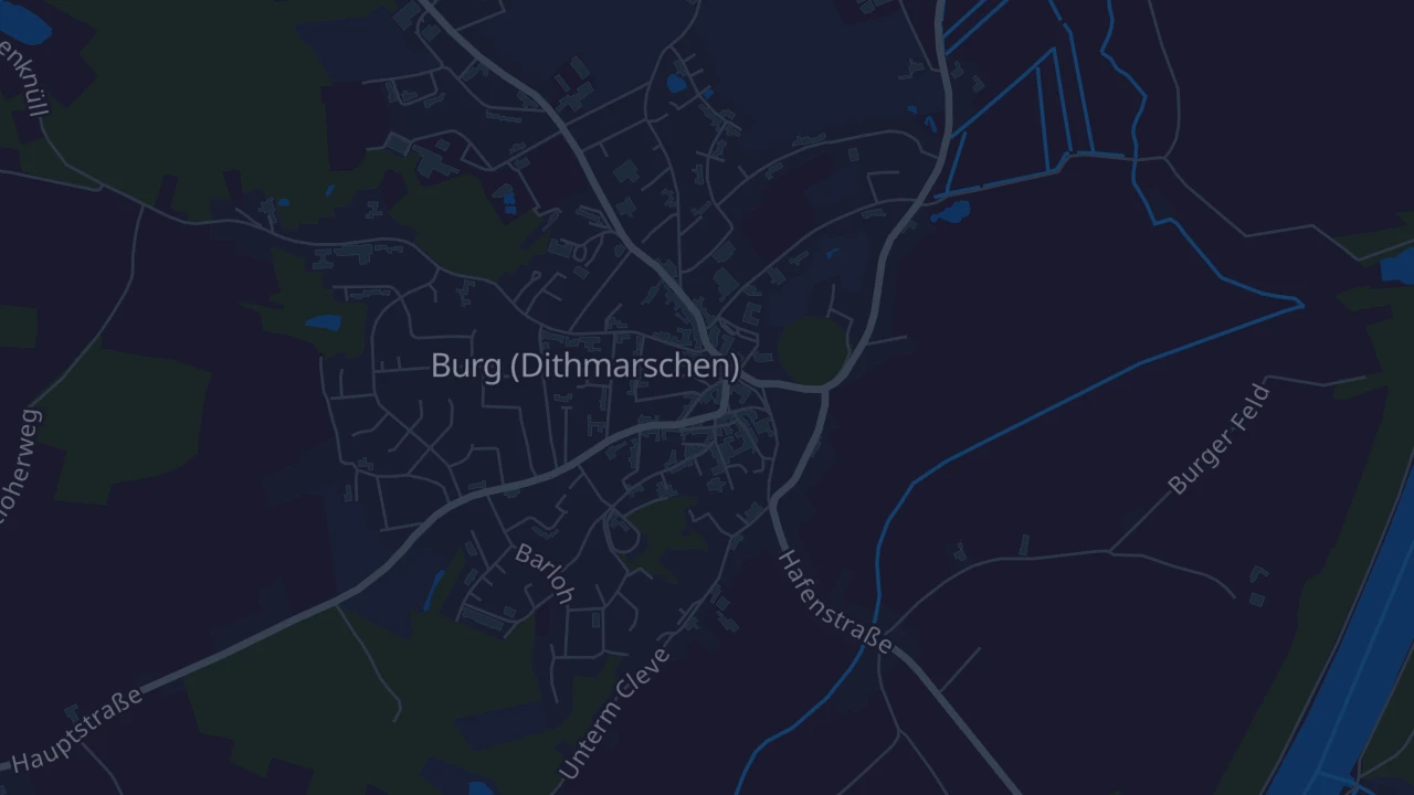 Karte von Burg (Dithmarschen)