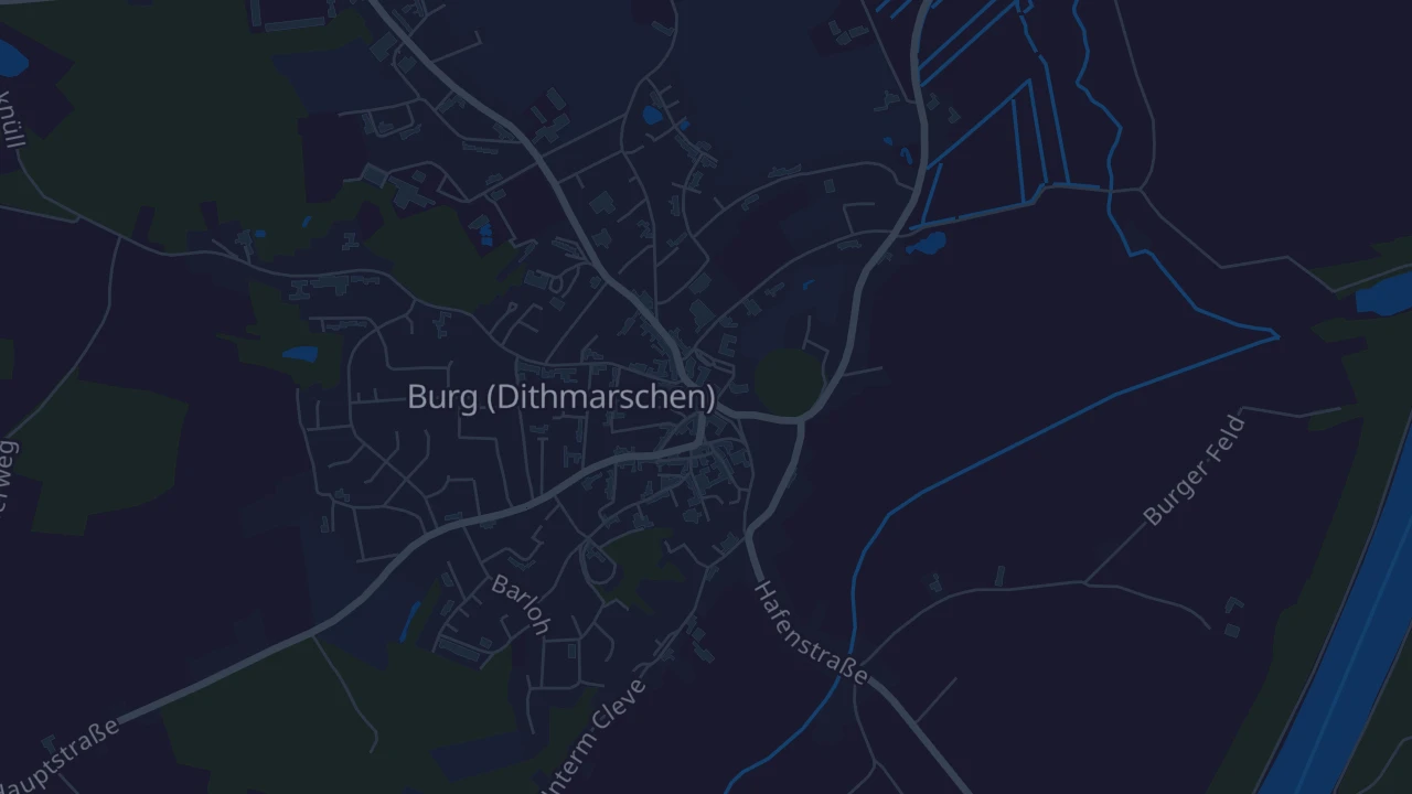Karte von Burg (Dithmarschen)