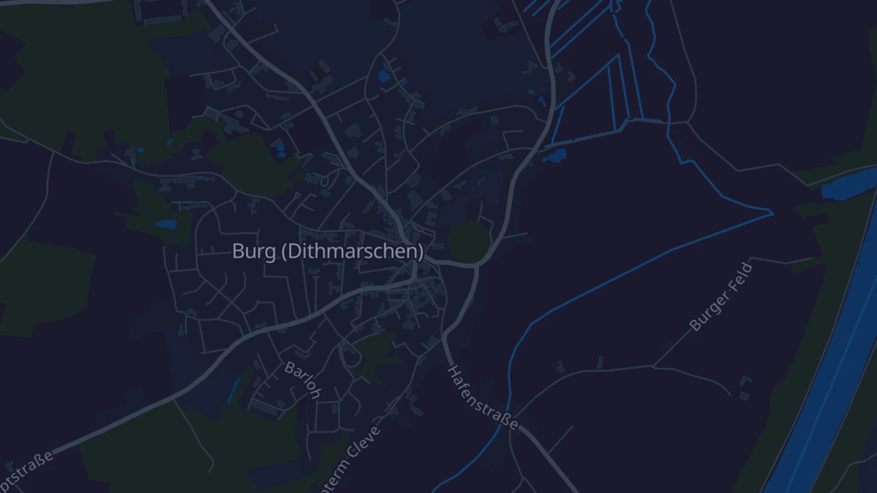 Karte von Burg (Dithmarschen)