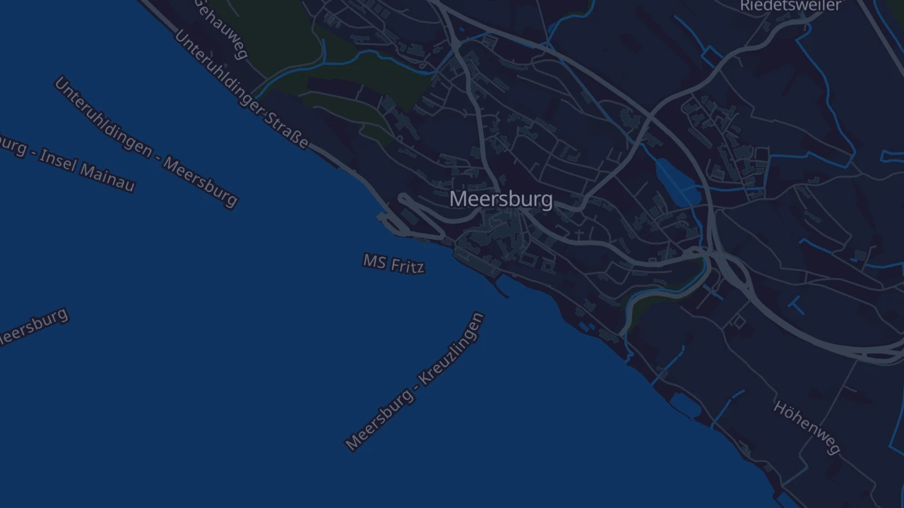 Karte von Meersburg