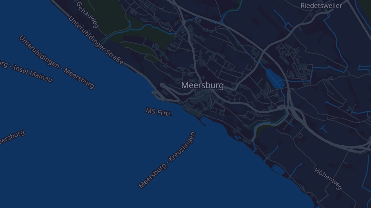 Karte von Meersburg