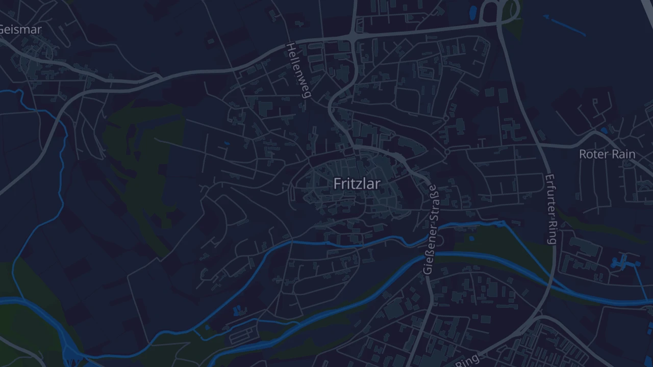 Karte von Fritzlar