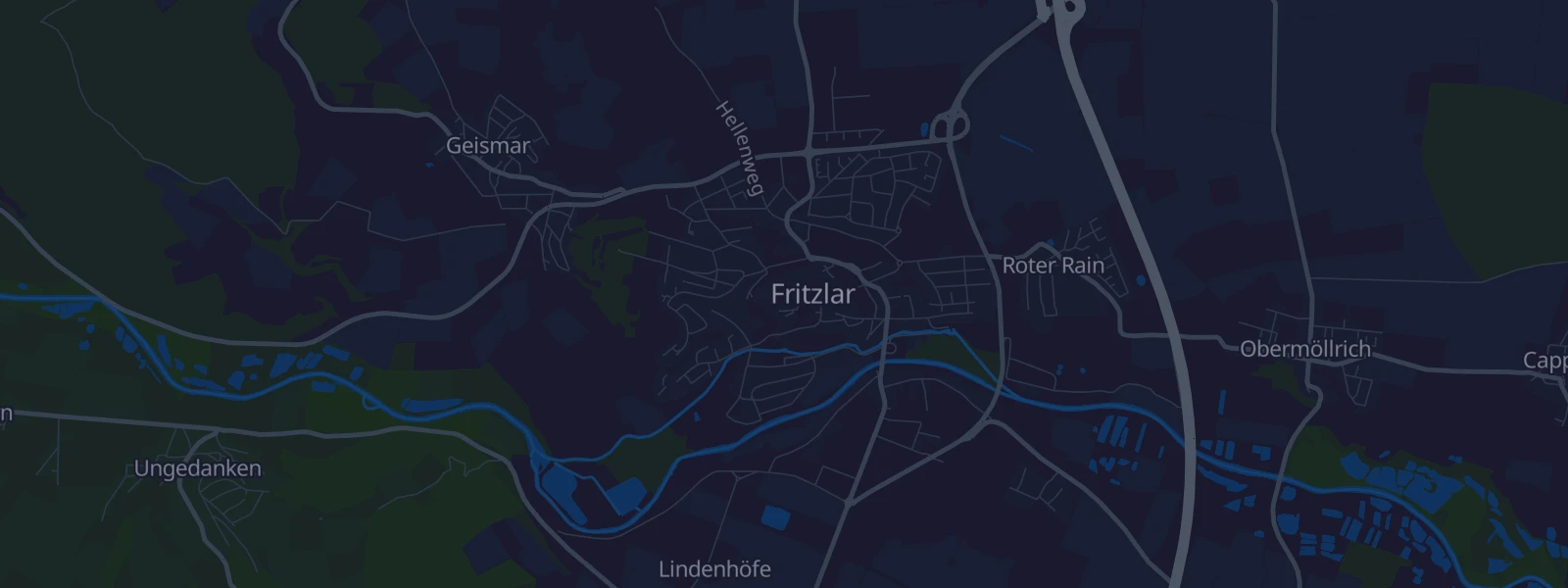 Karte von Fritzlar