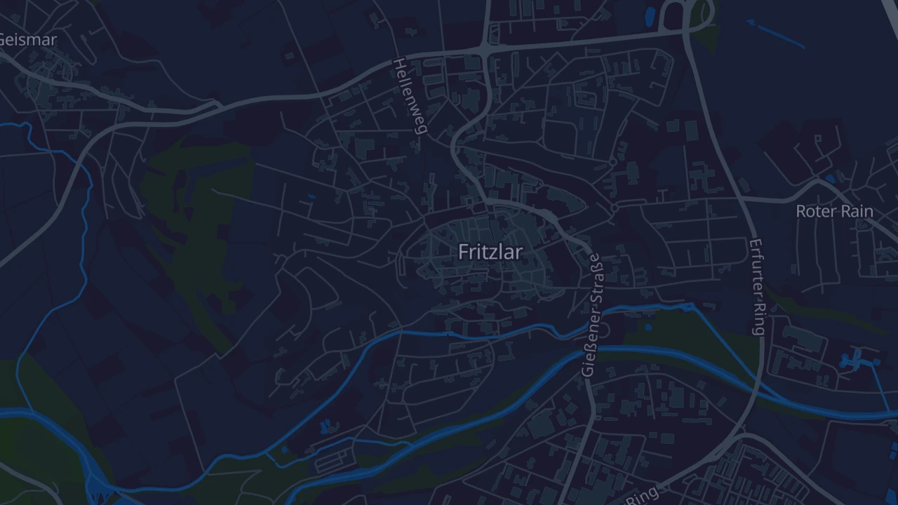 Karte von Fritzlar