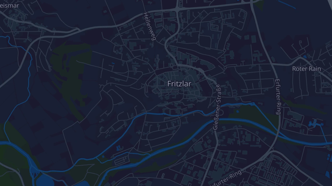 Karte von Fritzlar
