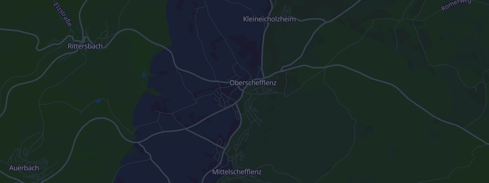 Karte von Schefflenz - Oberschefflenz