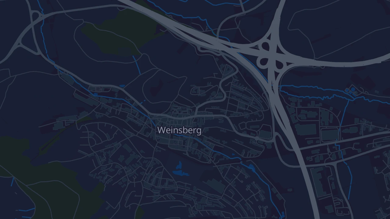 Karte von Weinsberg (Kernstadt)