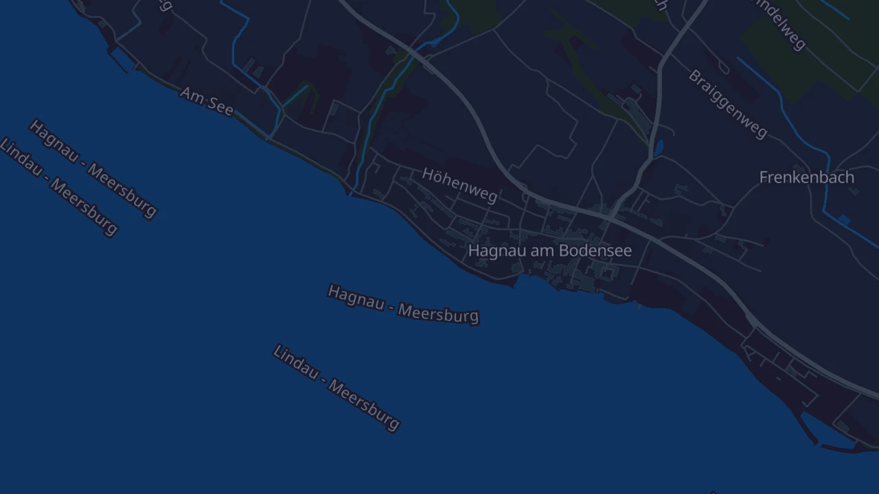 Karte von Hagnau am Bodensee
