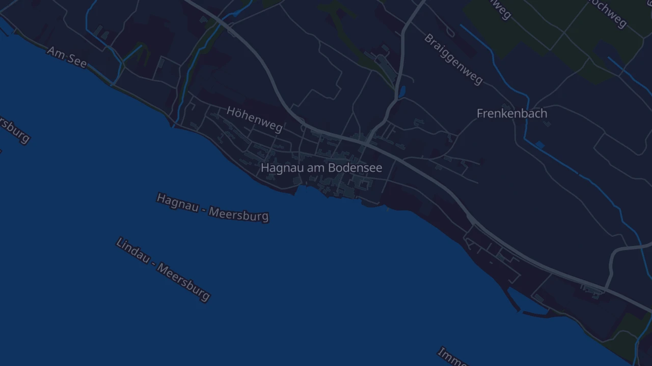 Karte von Hagnau am Bodensee