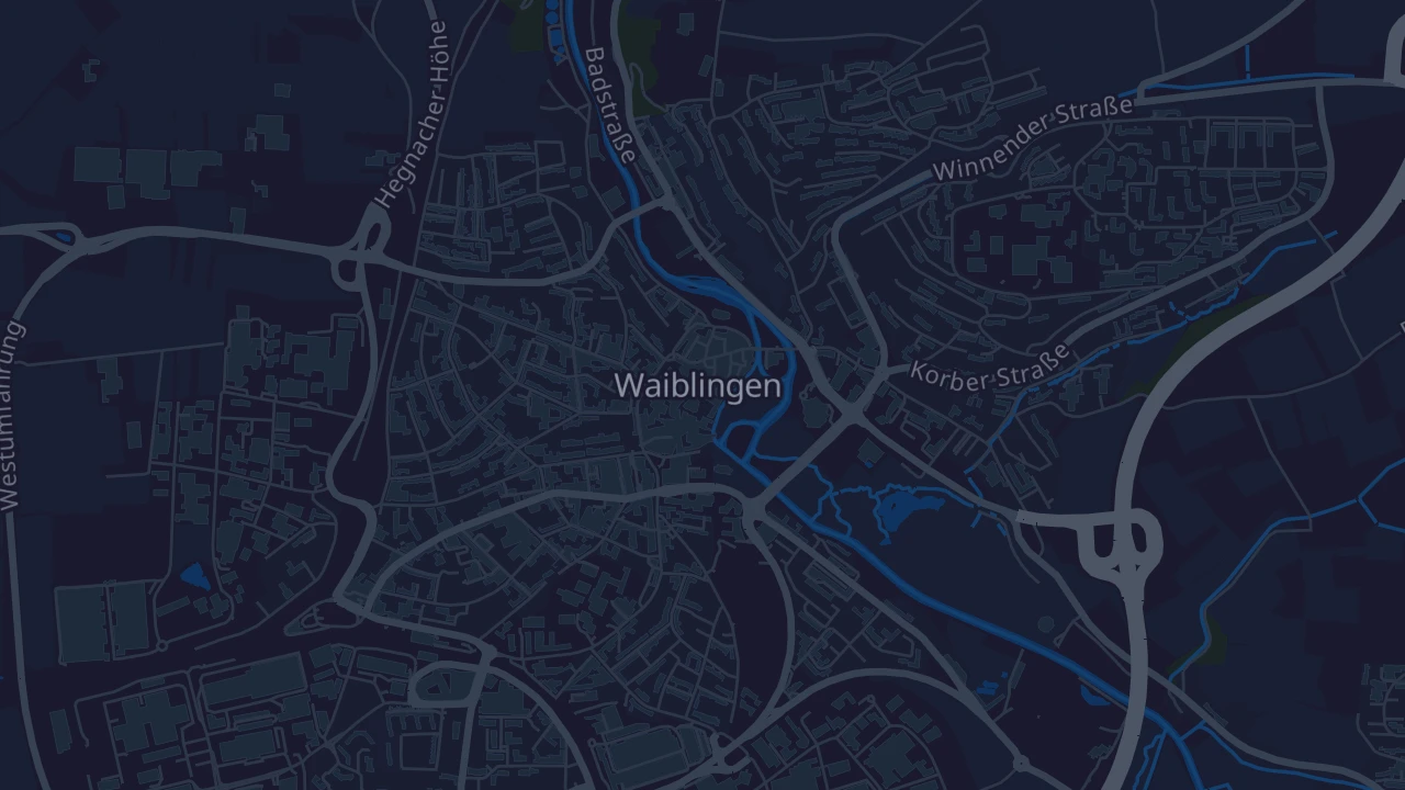 Karte von Waiblingen