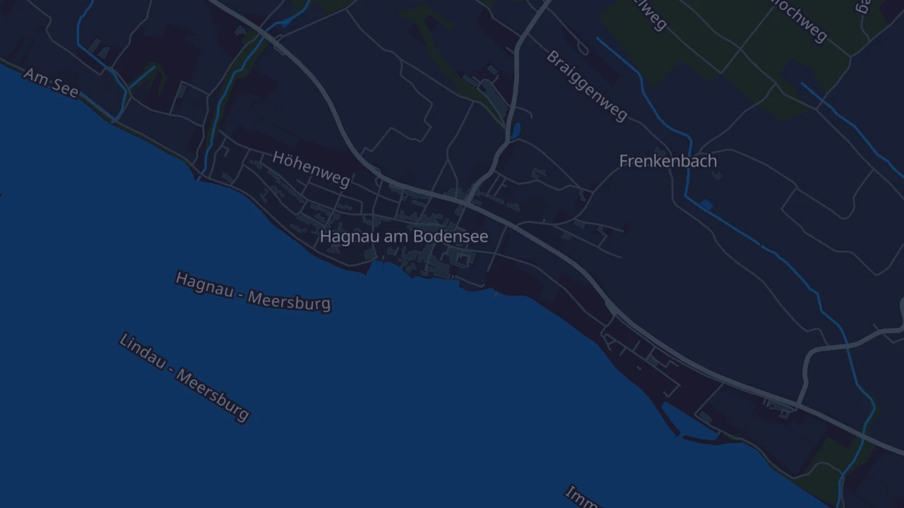 Karte von Hagnau am Bodensee