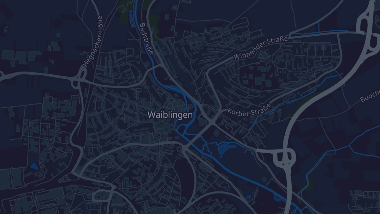 Karte von Waiblingen