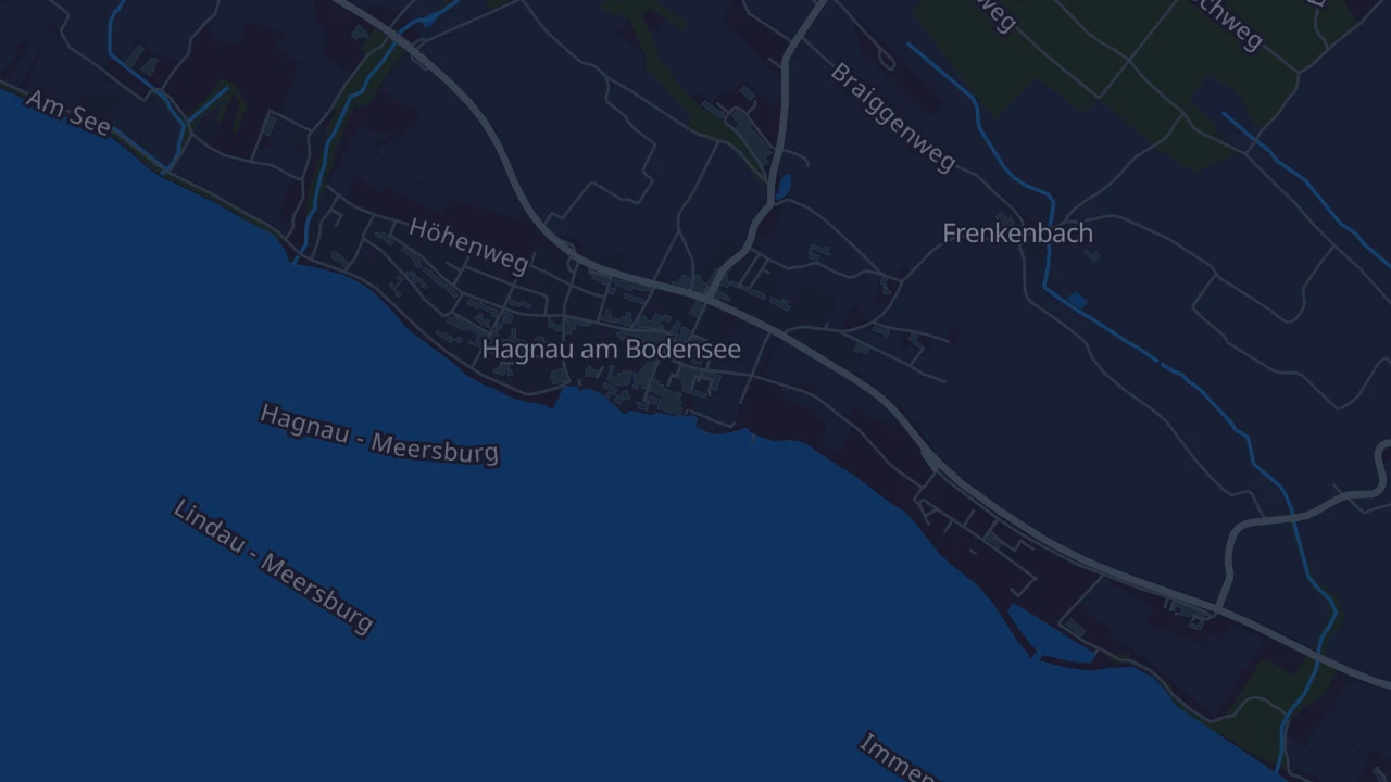 Karte von Hagnau am Bodensee