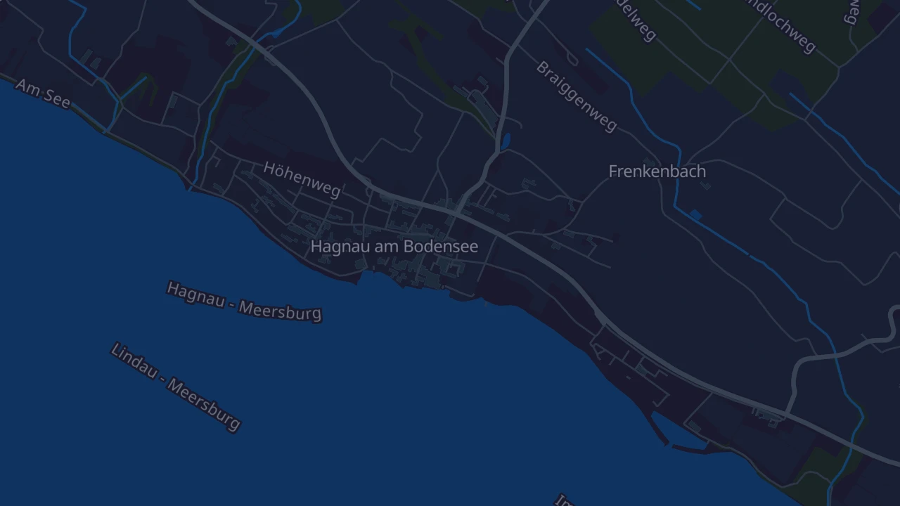 Karte von Hagnau am Bodensee