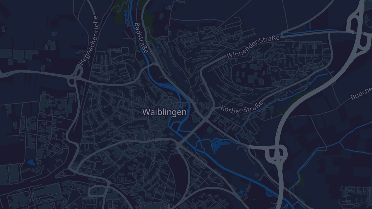 Karte von Waiblingen