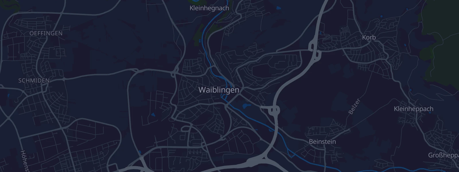 Karte von Waiblingen