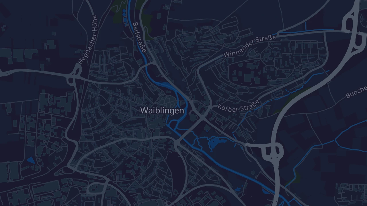 Karte von Waiblingen