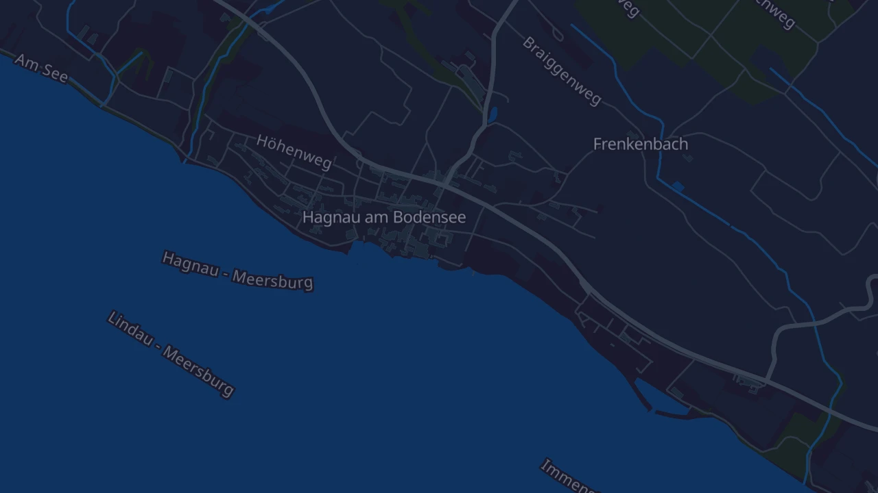 Karte von Hagnau am Bodensee
