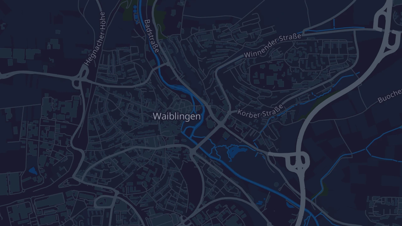 Karte von Waiblingen