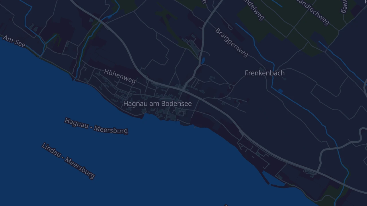 Karte von Hagnau am Bodensee