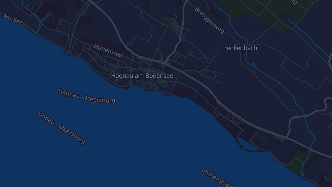 Karte von Hagnau am Bodensee