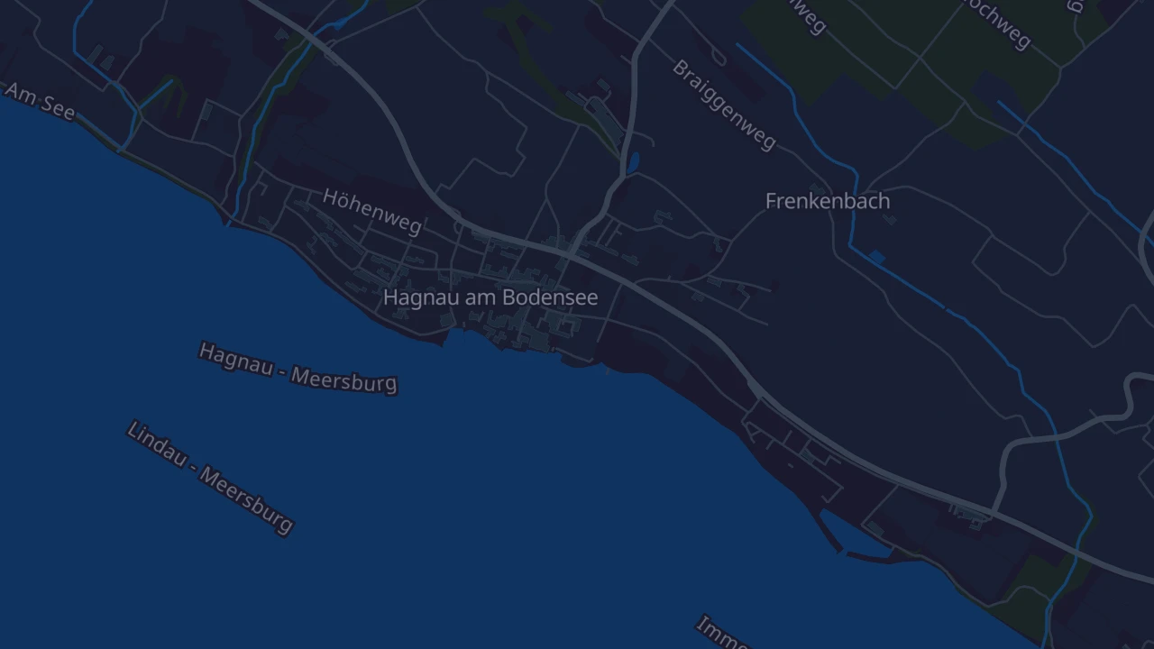 Karte von Hagnau am Bodensee