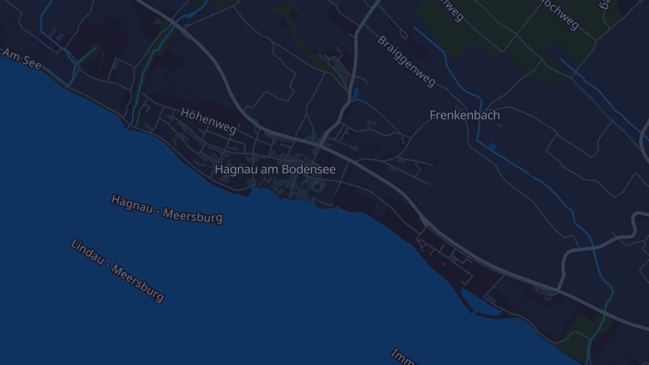 Karte von Hagnau am Bodensee