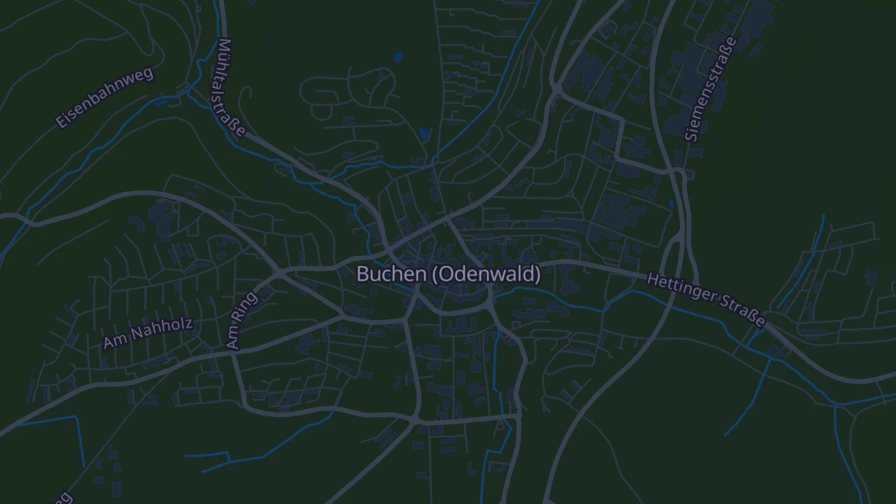 Karte von Buchen-Stadt