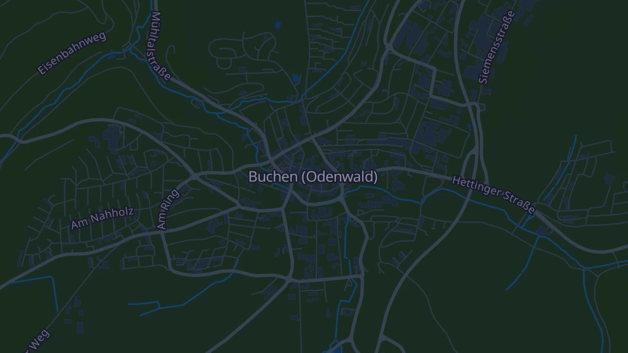 Karte von Buchen-Stadt
