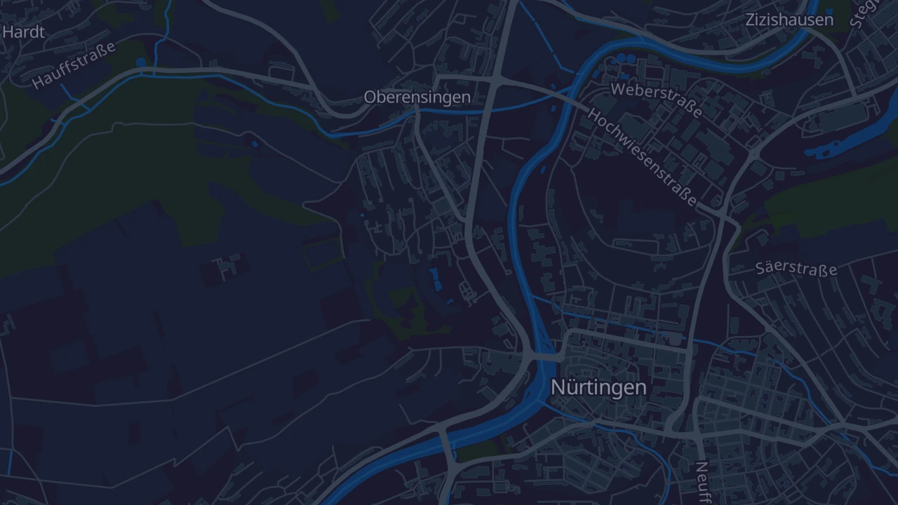 Karte von Nürtingen