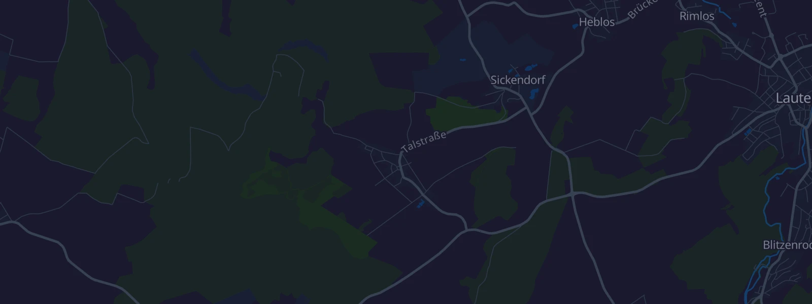 Karte von Lauterbach - Allmenrod