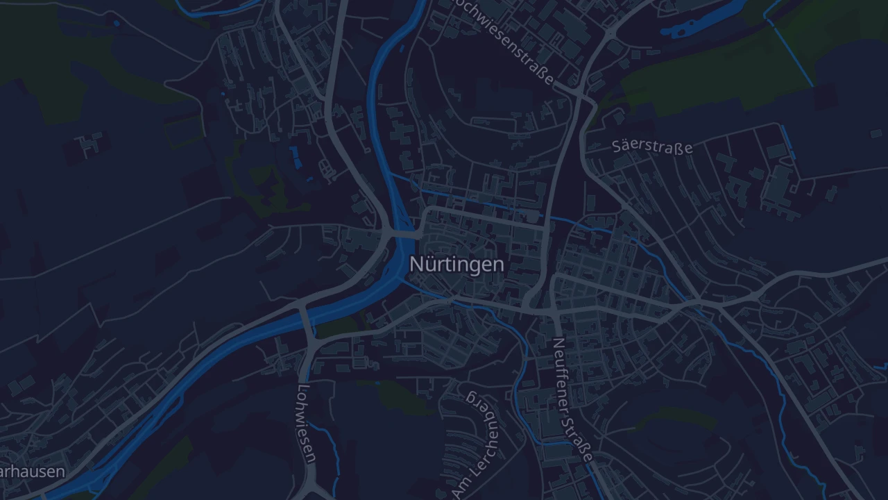 Karte von Nürtingen
