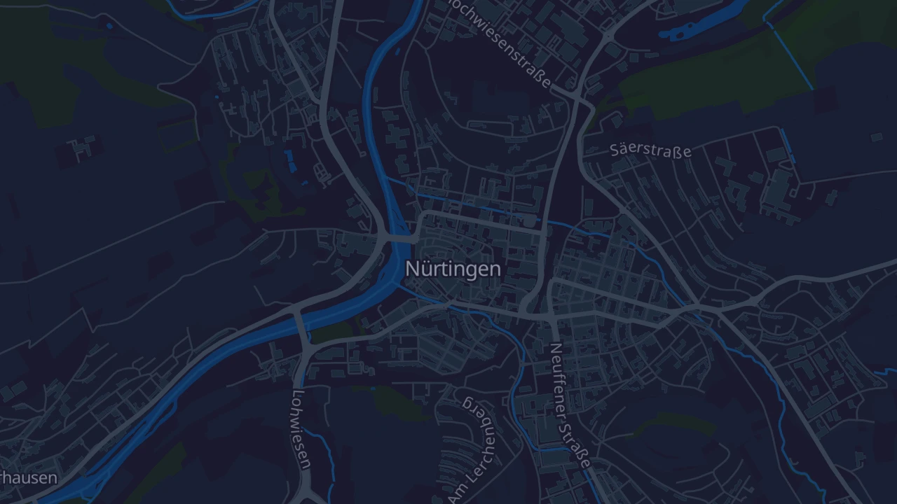 Karte von Nürtingen