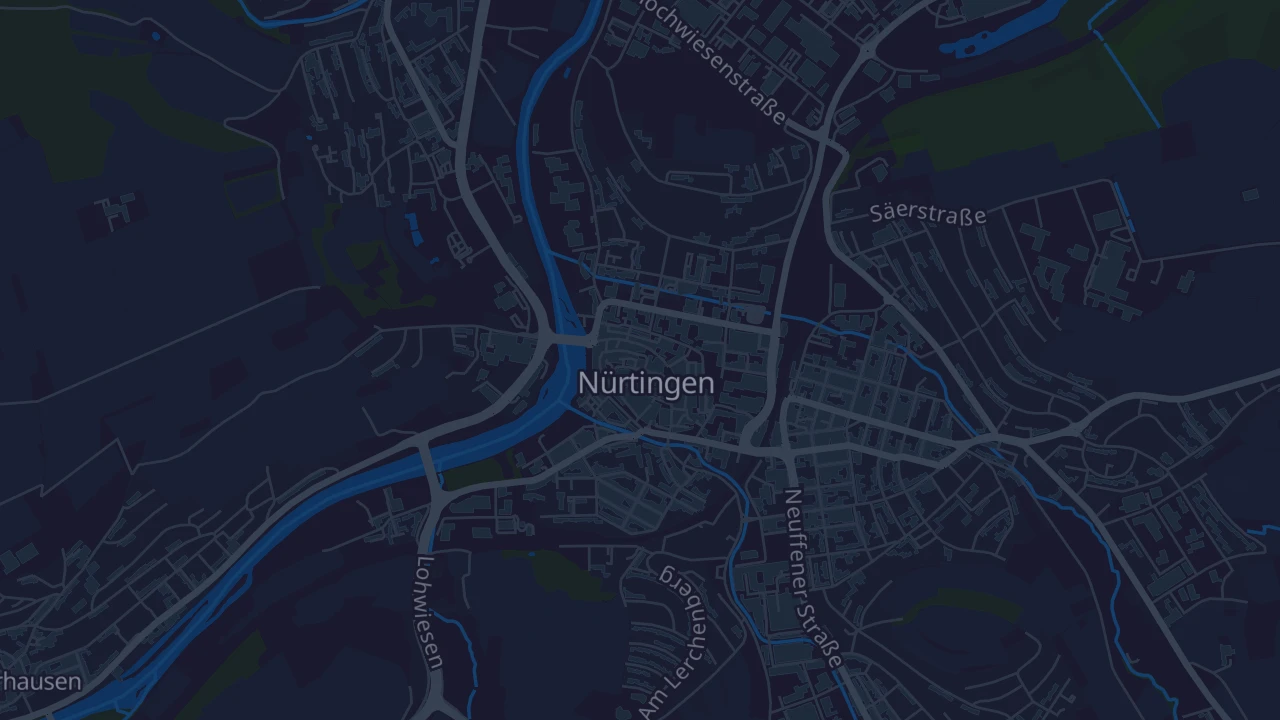 Karte von Nürtingen