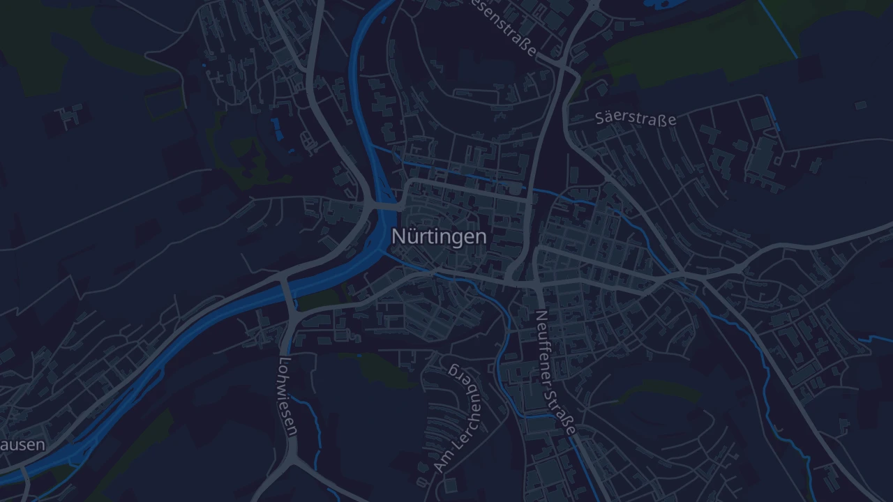 Karte von Nürtingen