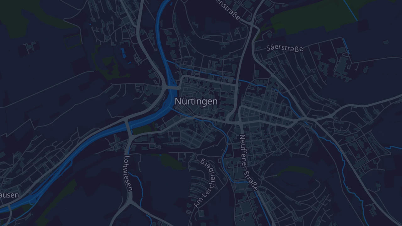 Karte von Nürtingen