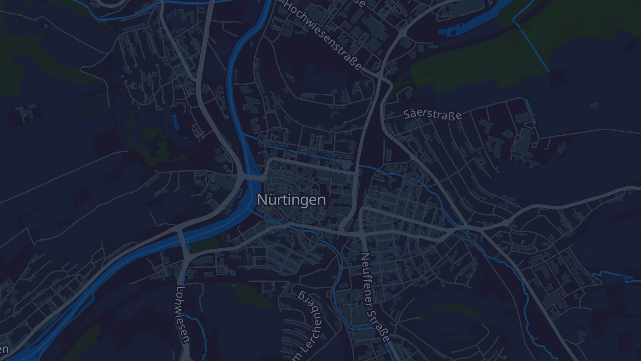 Karte von Nürtingen